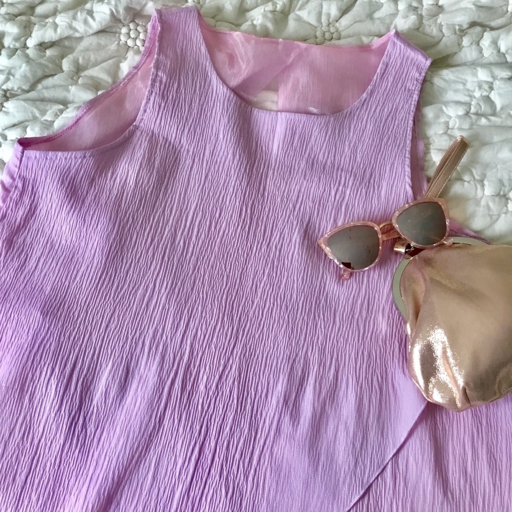 Sleeveless Top Lavender Size 4X